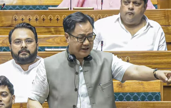Kiren Rijiju Says Parliament Disruptions Hurt Opposition More